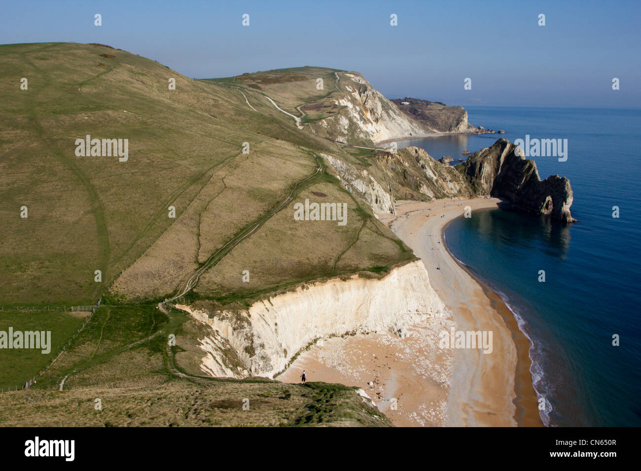 Durdle door jurassic Küste von Dorset England uk gb Stockfoto