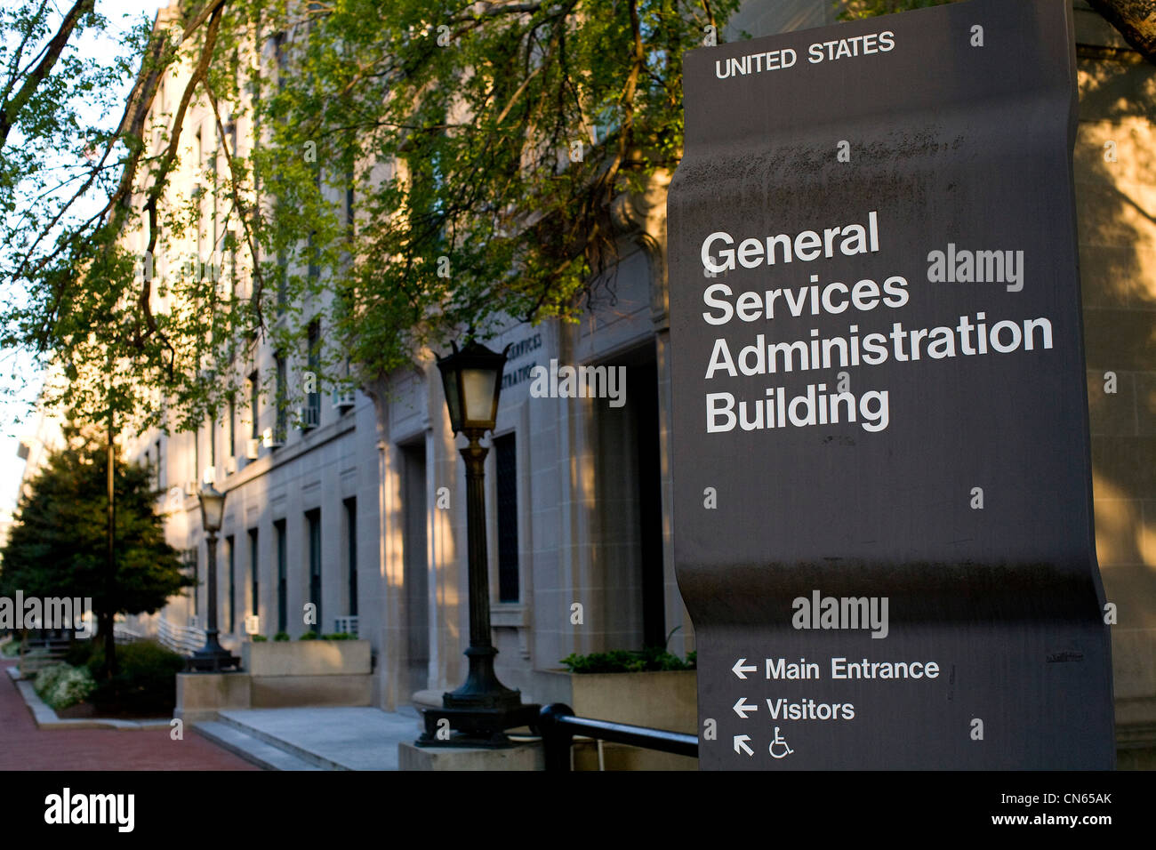 Das Hauptquartier von General Services Administration. Stockfoto