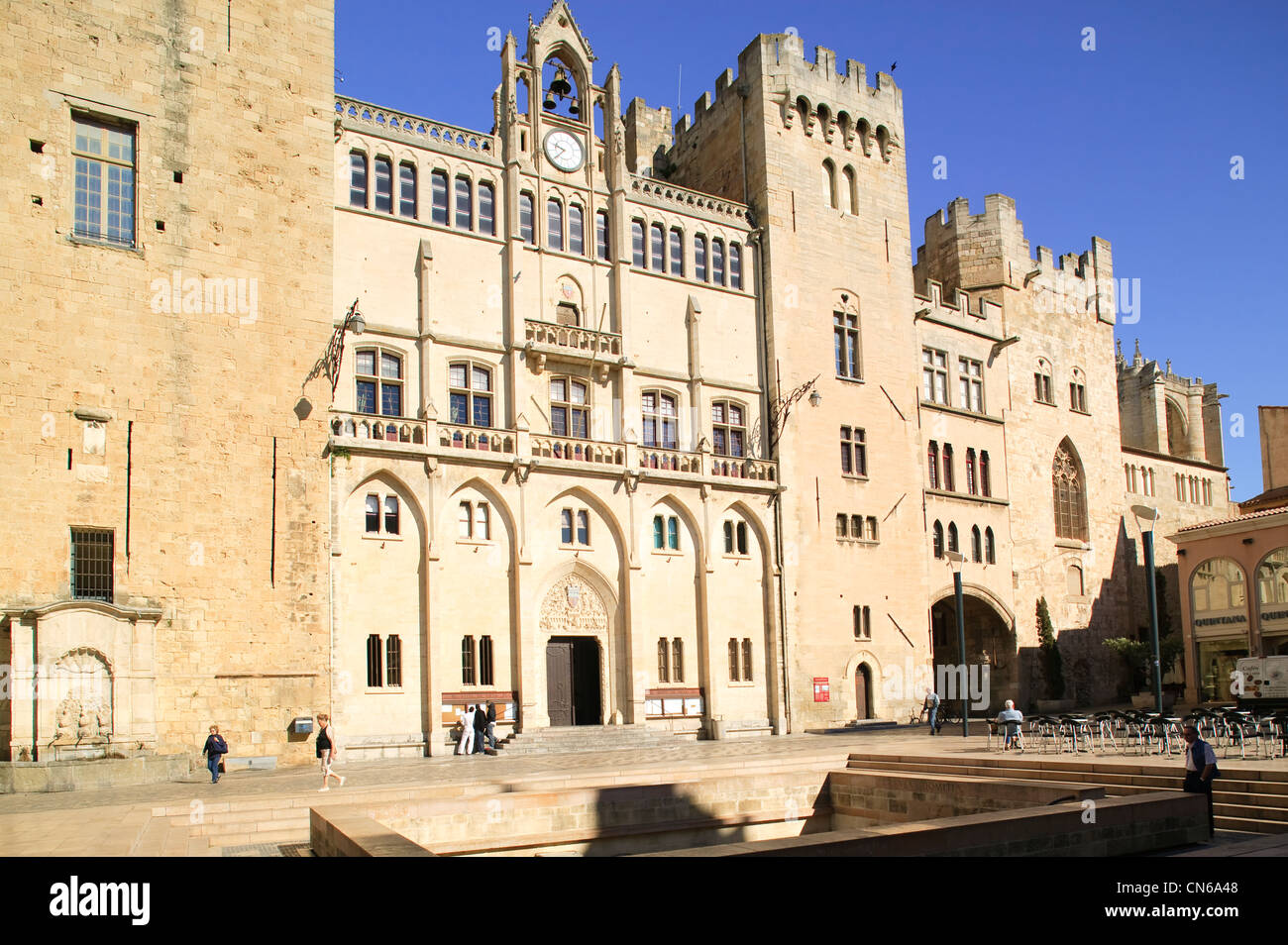 Hotel d Ville Narbonne Aude Occitaine Frankreich Stockfoto