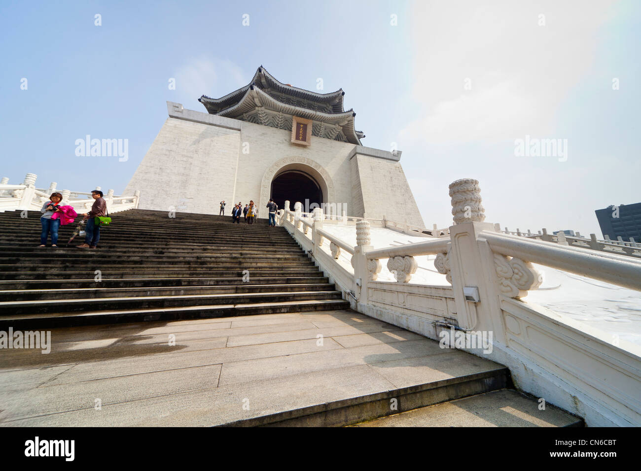 Die 89 Stufen am Chiang Kai-Shek Memorial Hall, Taipei, Taiwan. JMH5665 Stockfoto