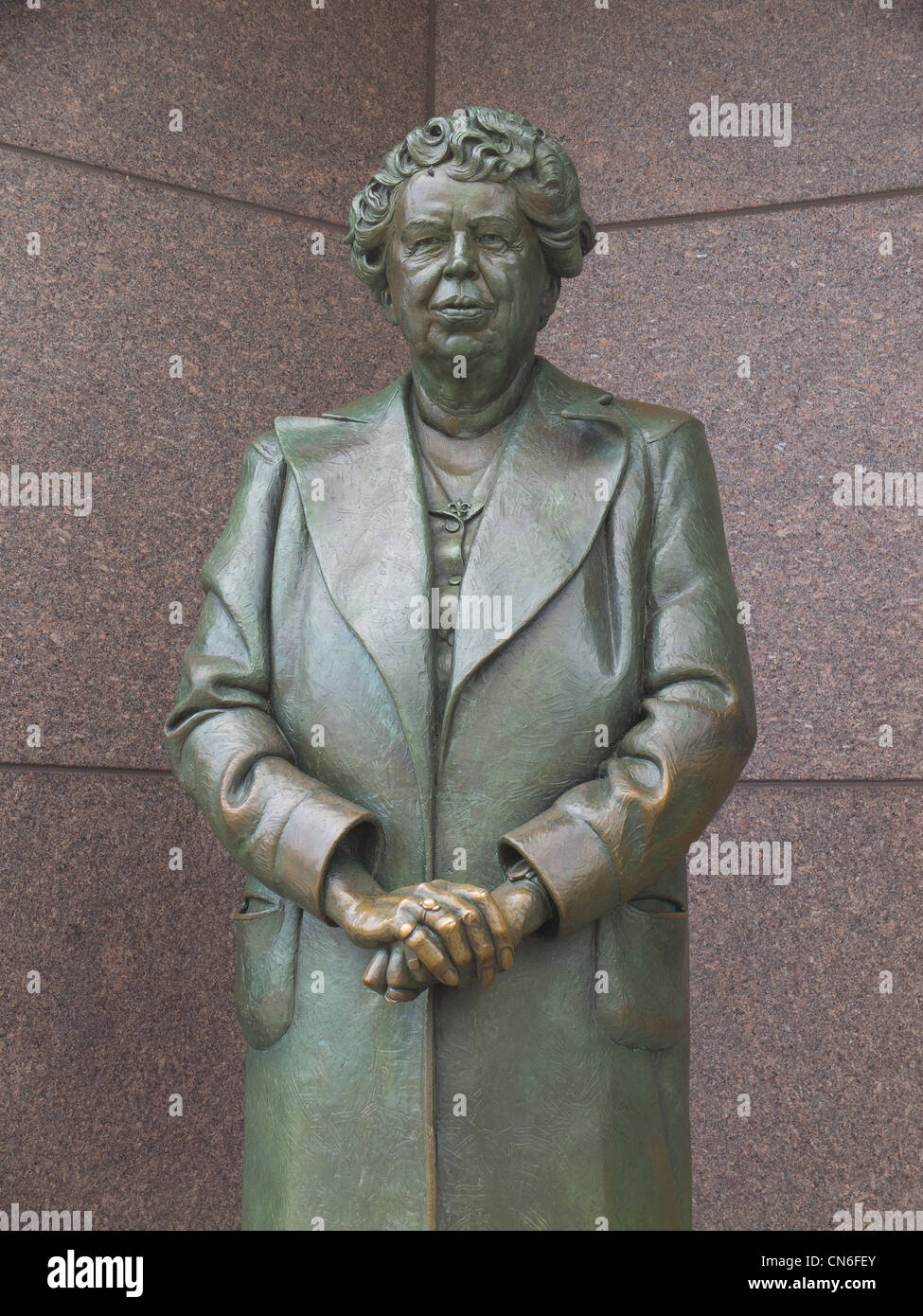 First Lady Eleanor Roosevelt Memorial Washington DC Stockfoto