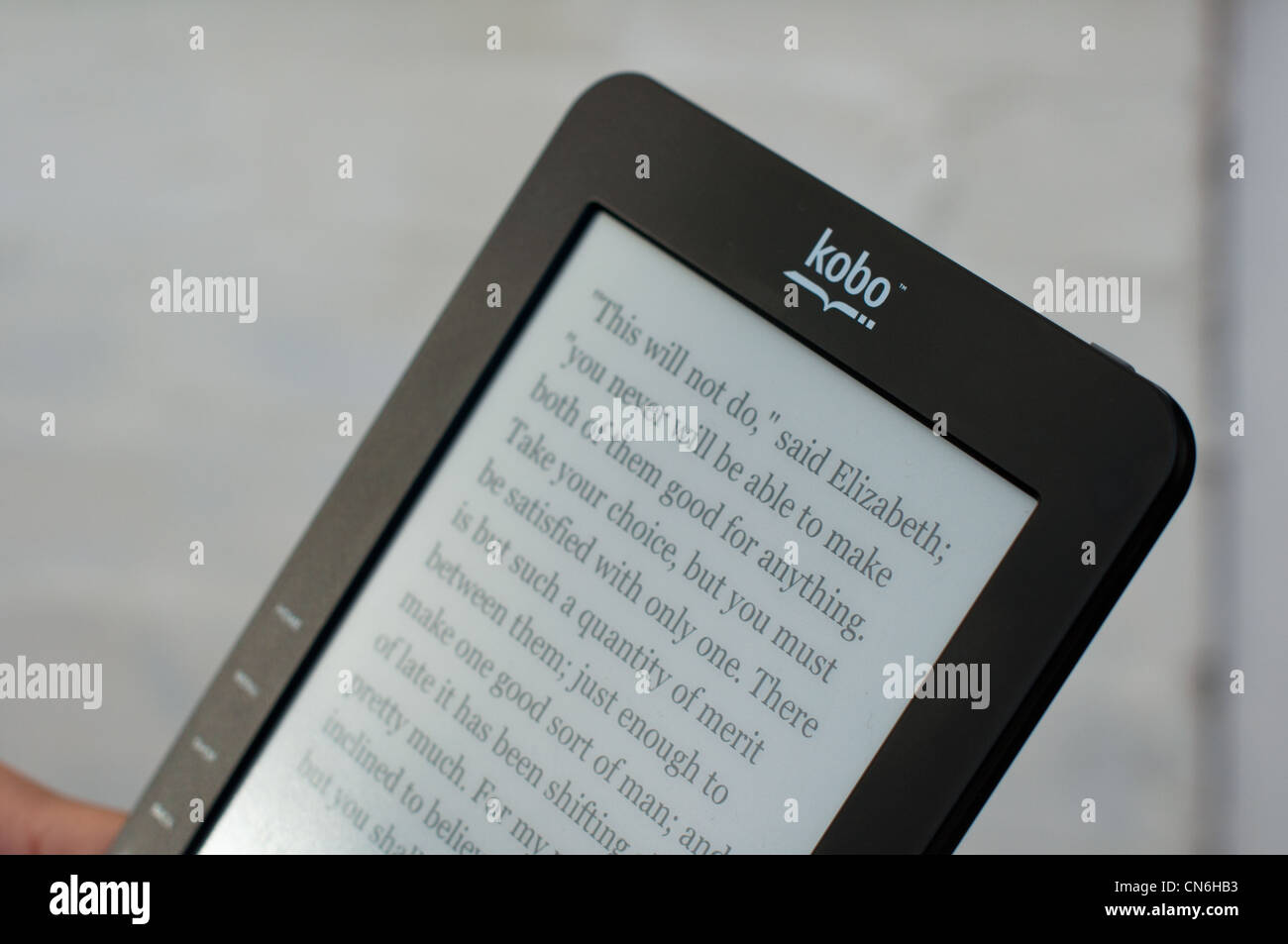 Kobo eBook. Stockfoto