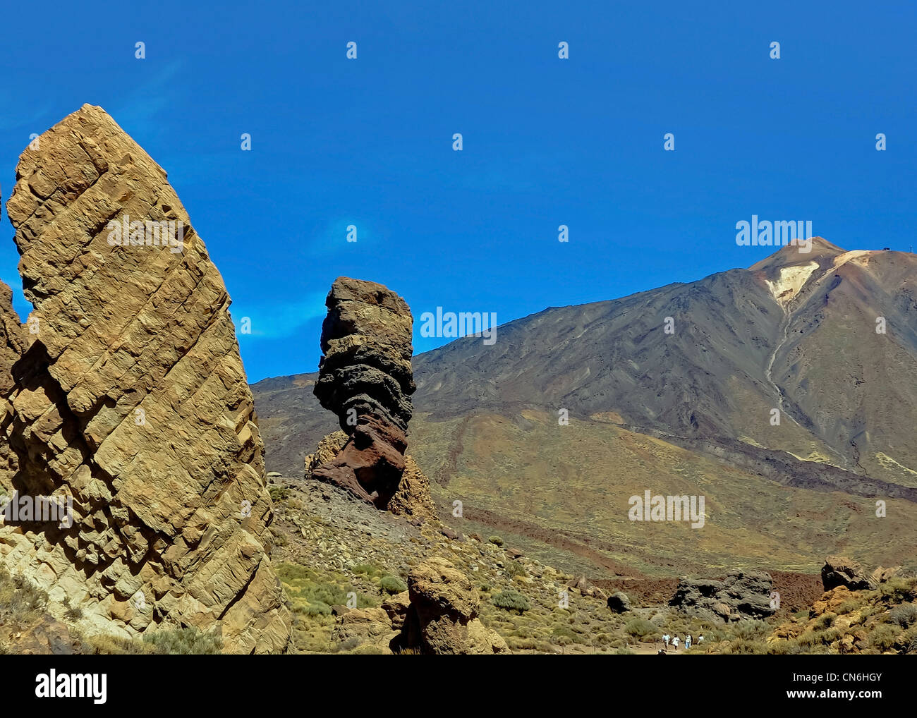 Los Roques de Garcia auf Teneriffa Stockfoto