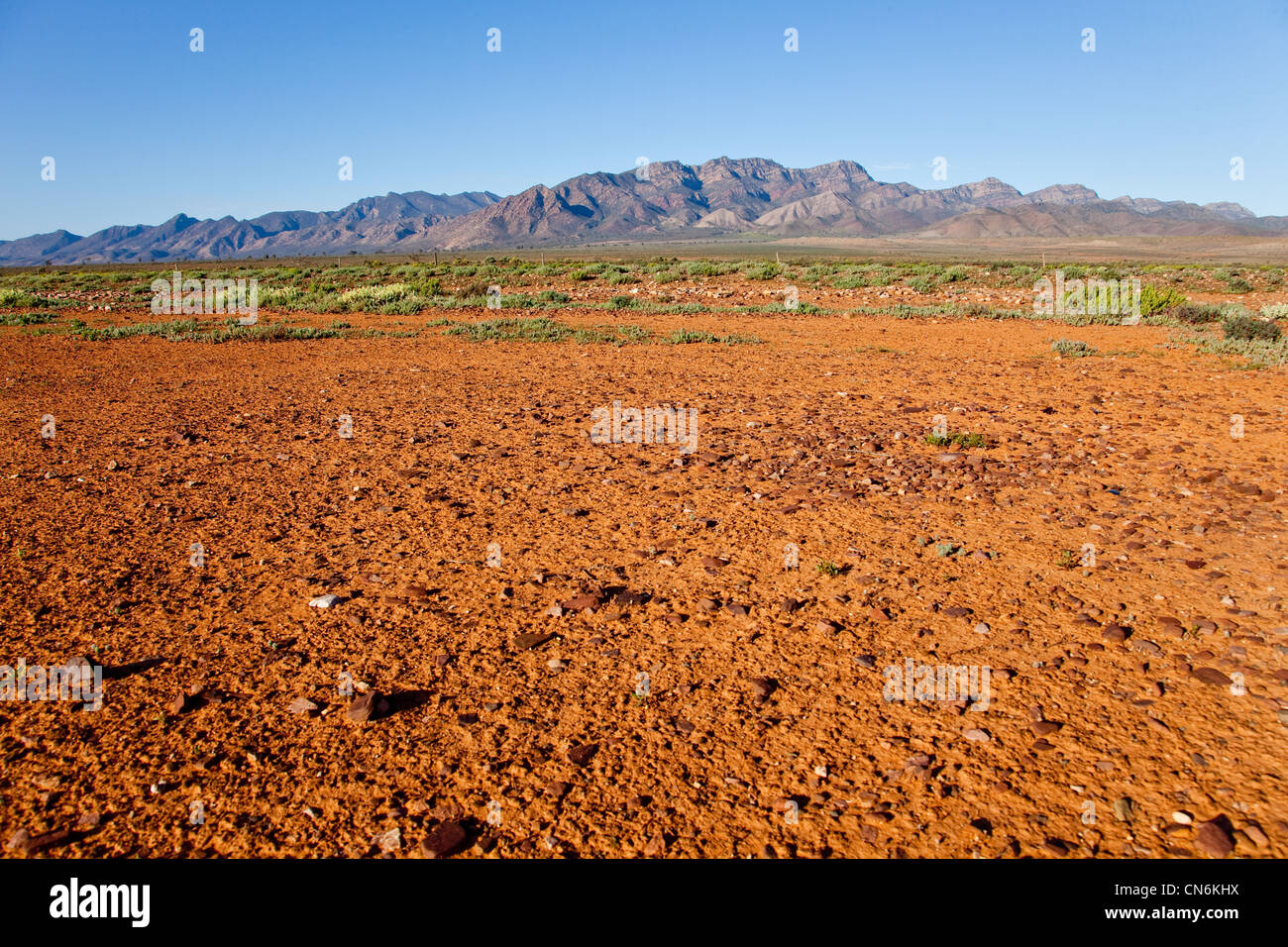 Rote Wüste Flinders reicht South Australia. Stockfoto