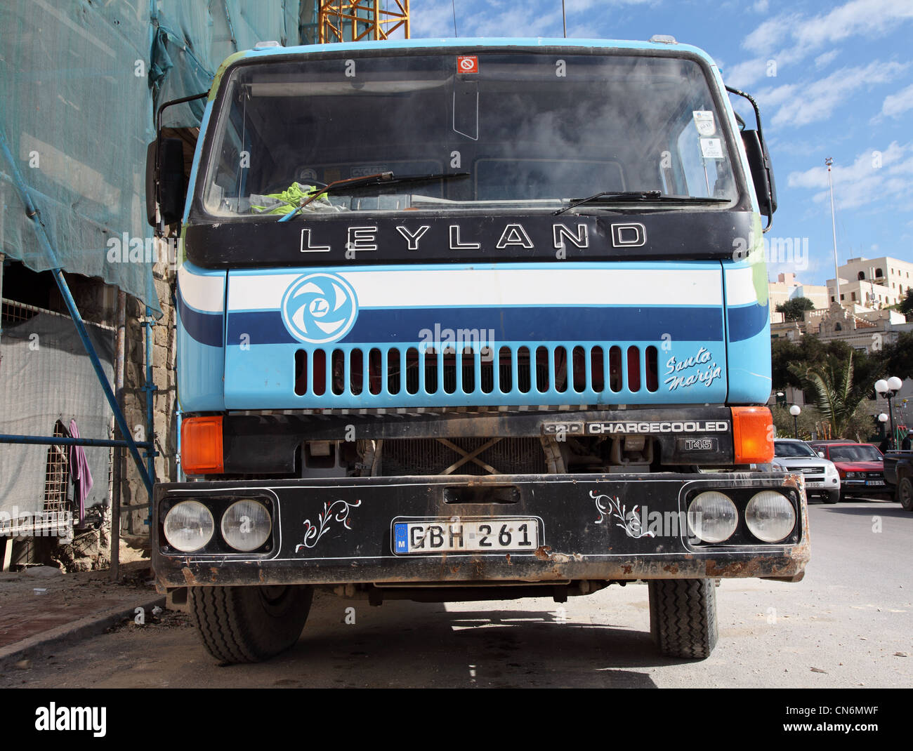 Einem alten Leyland T45-LKW noch in Malta 2012 in Betrieb Stockfoto