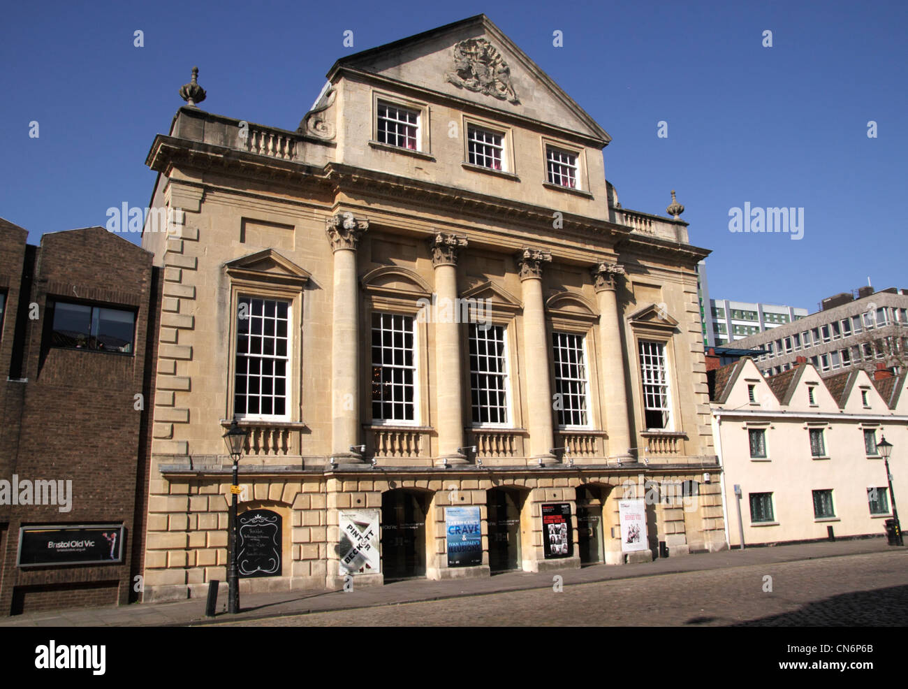 Royal King Street Bristol Heimat der Bristol Old Vic Theater Theatergruppe Stockfoto