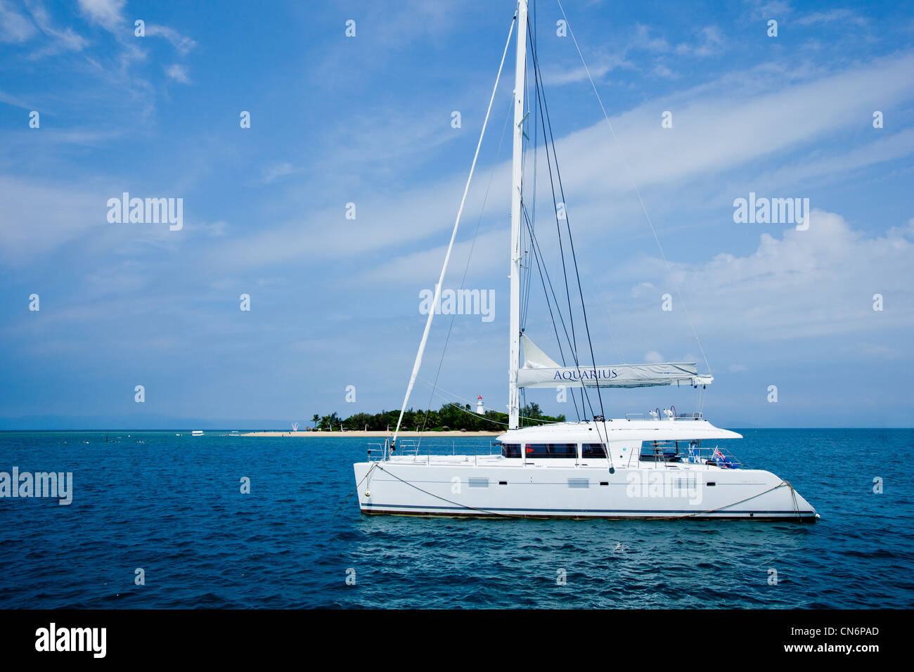 Yacht-Nord-Queensland Stockfoto