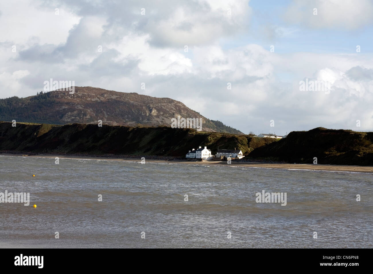 Porth Dinllaen Nefyn Lleyn Halbinsel Gwynedd Wales Stockfoto