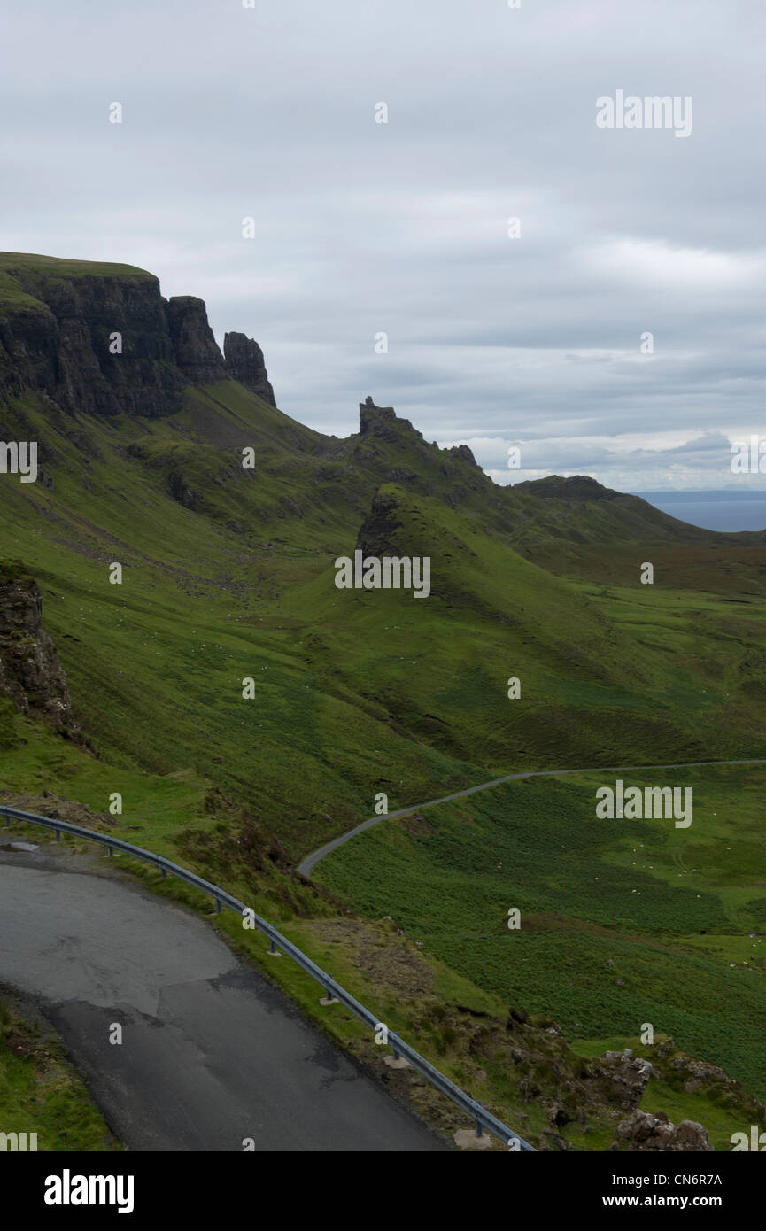 Quiraing, Isle Of Skye, Schottland, UK Stockfoto