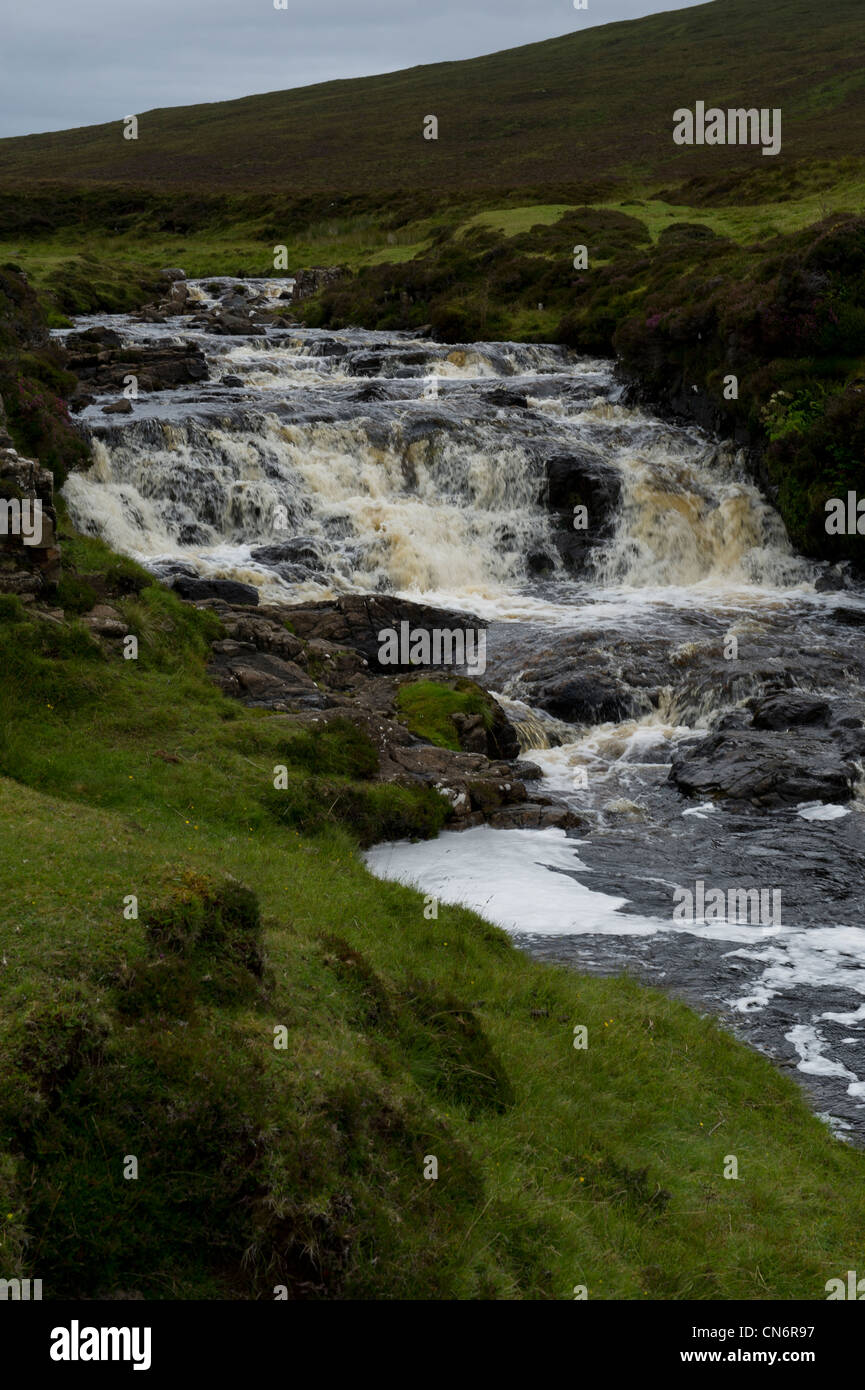 Fluss-Rha, in der Nähe von Uig, Isle Of Skye, Schottland, UK Stockfoto