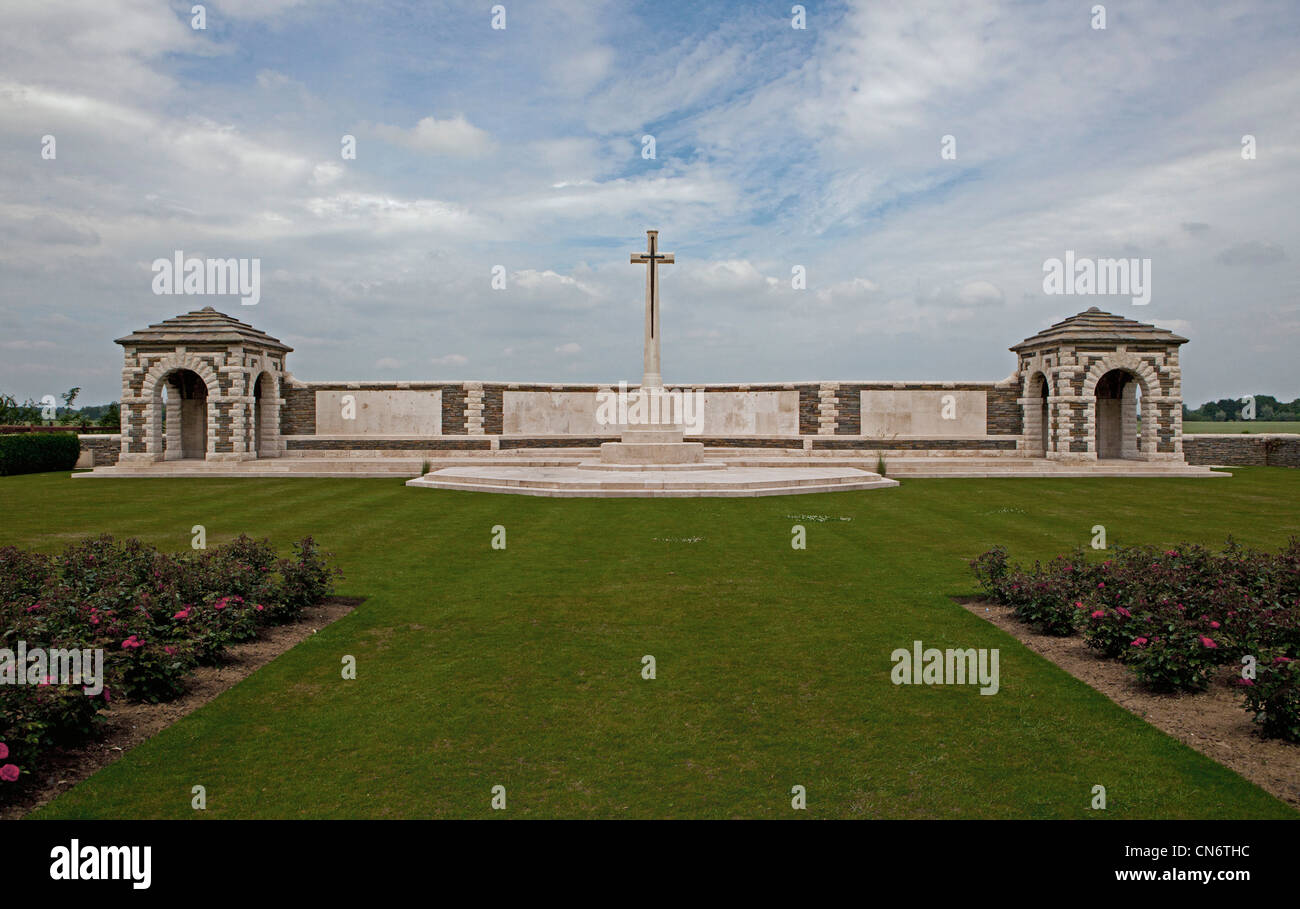 V.C. Ecke Australian Friedhof Fromelles Frankreich Stockfoto