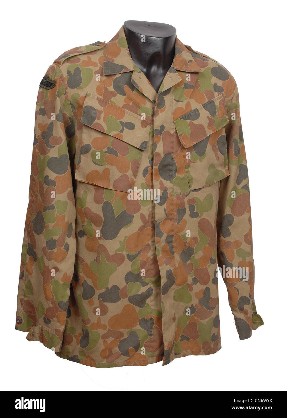 Tarnkleidung wie verwendet durch Militär zwingt australische AUSCAM camo Stockfoto