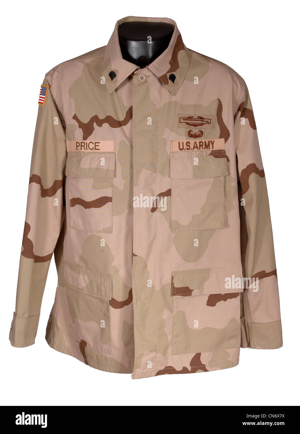 US Army Desert Camouflage Jacke. Golf-Krieg Stockfoto