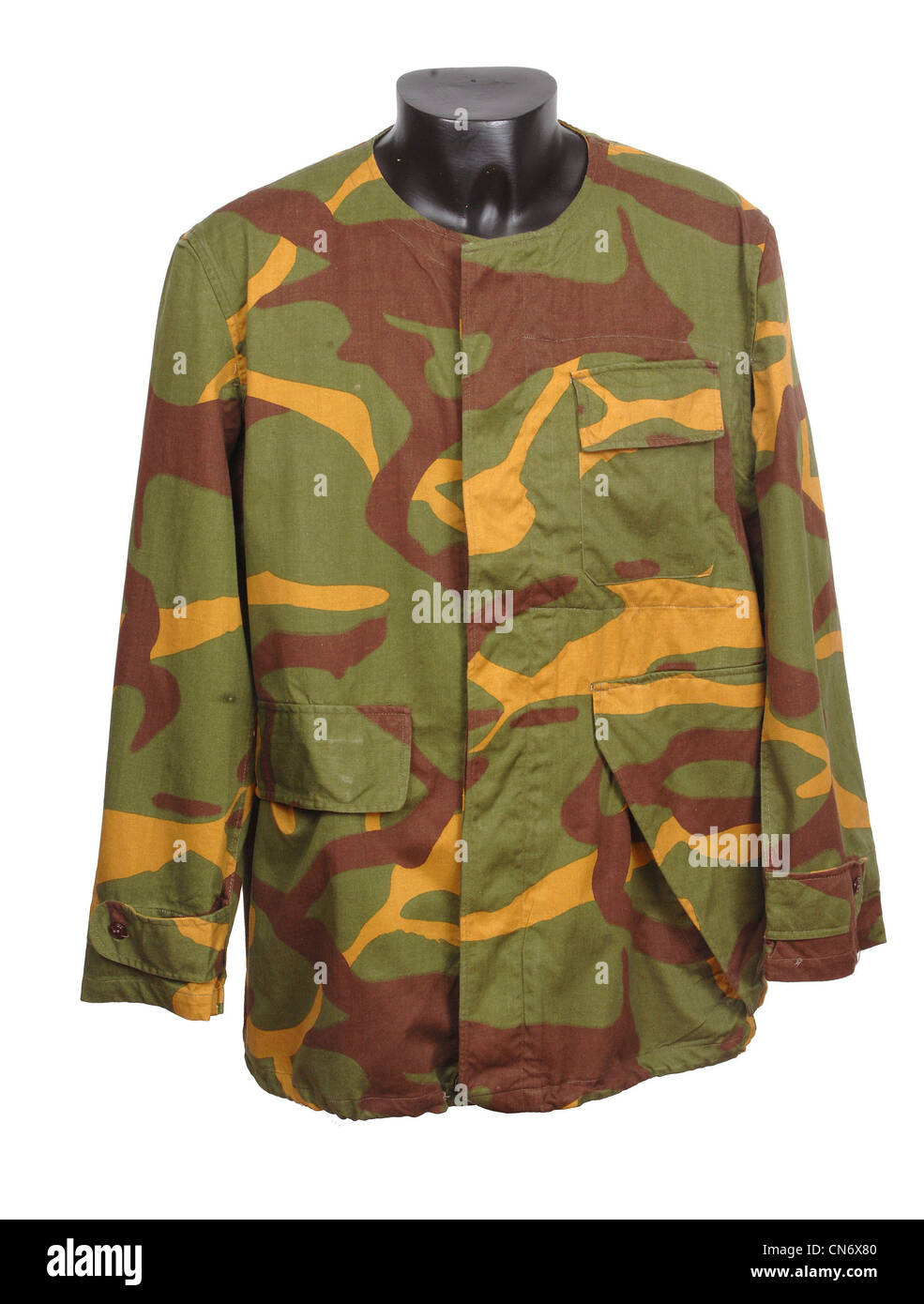 Jugoslawischen serbischen Scharfschützen Jacke camouflage Stockfoto