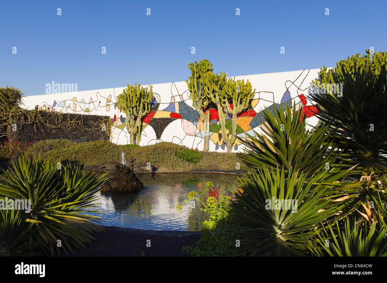 Lanzarote Garten von Casa César Manrique, Museum der Fondation