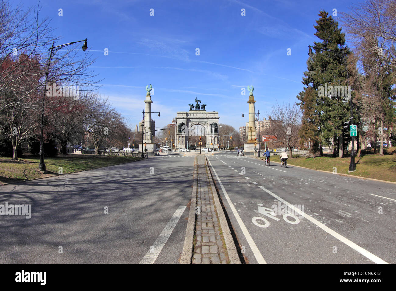 Prospect Park und Grand Army Plaza Brooklyn New York City Stockfoto