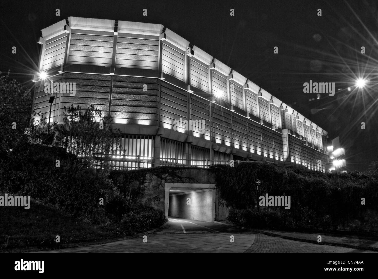 Die Moore Street südlich Elektrizitätswerk, Sheffield, England Stockfoto