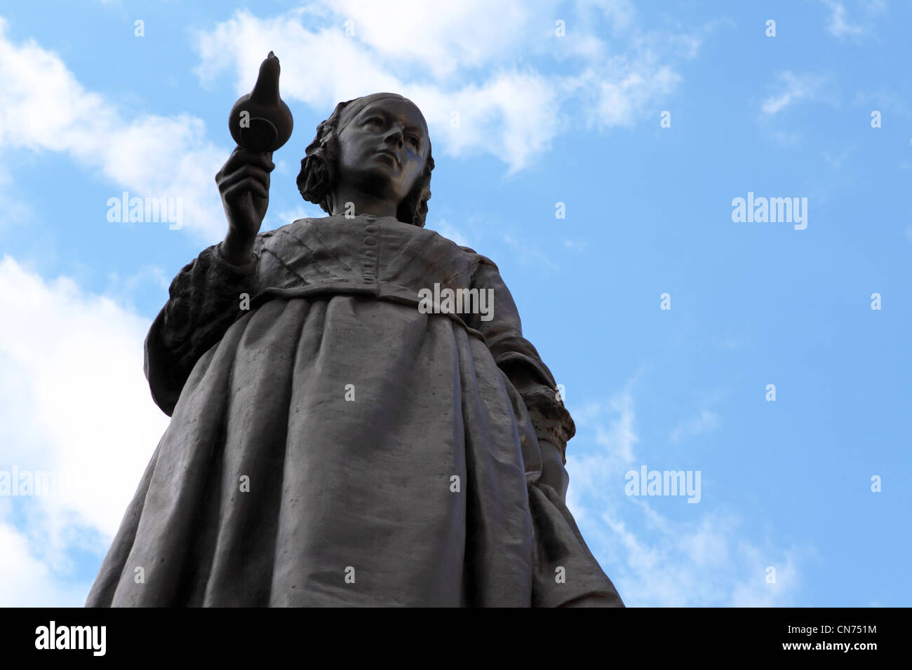 Florence Nightingale Monument in London, England. Stockfoto
