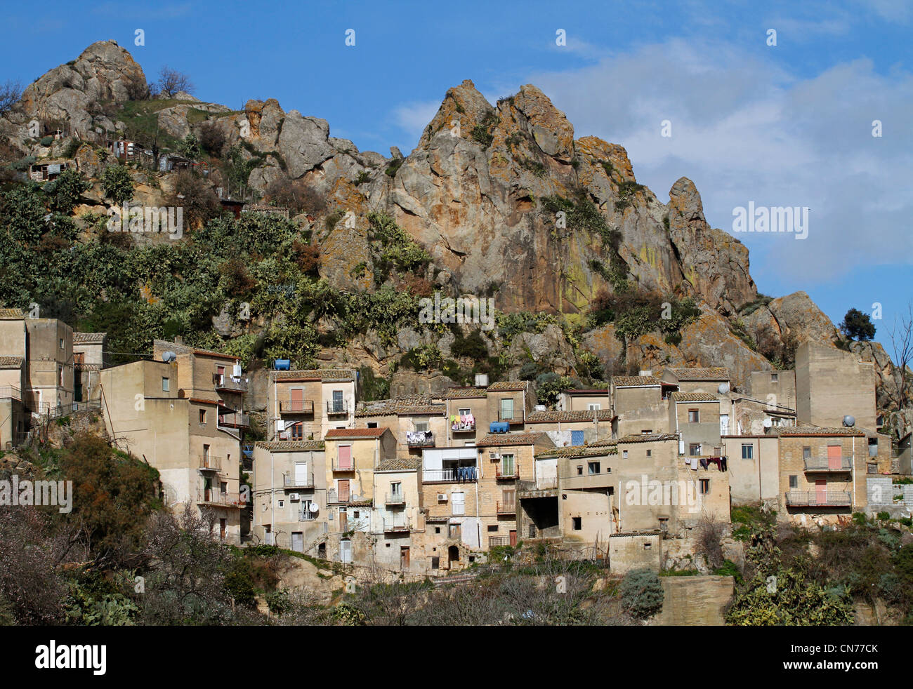 Gagliano Castelferrato in der Provinz Enna, Sizilien, Italien Stockfoto