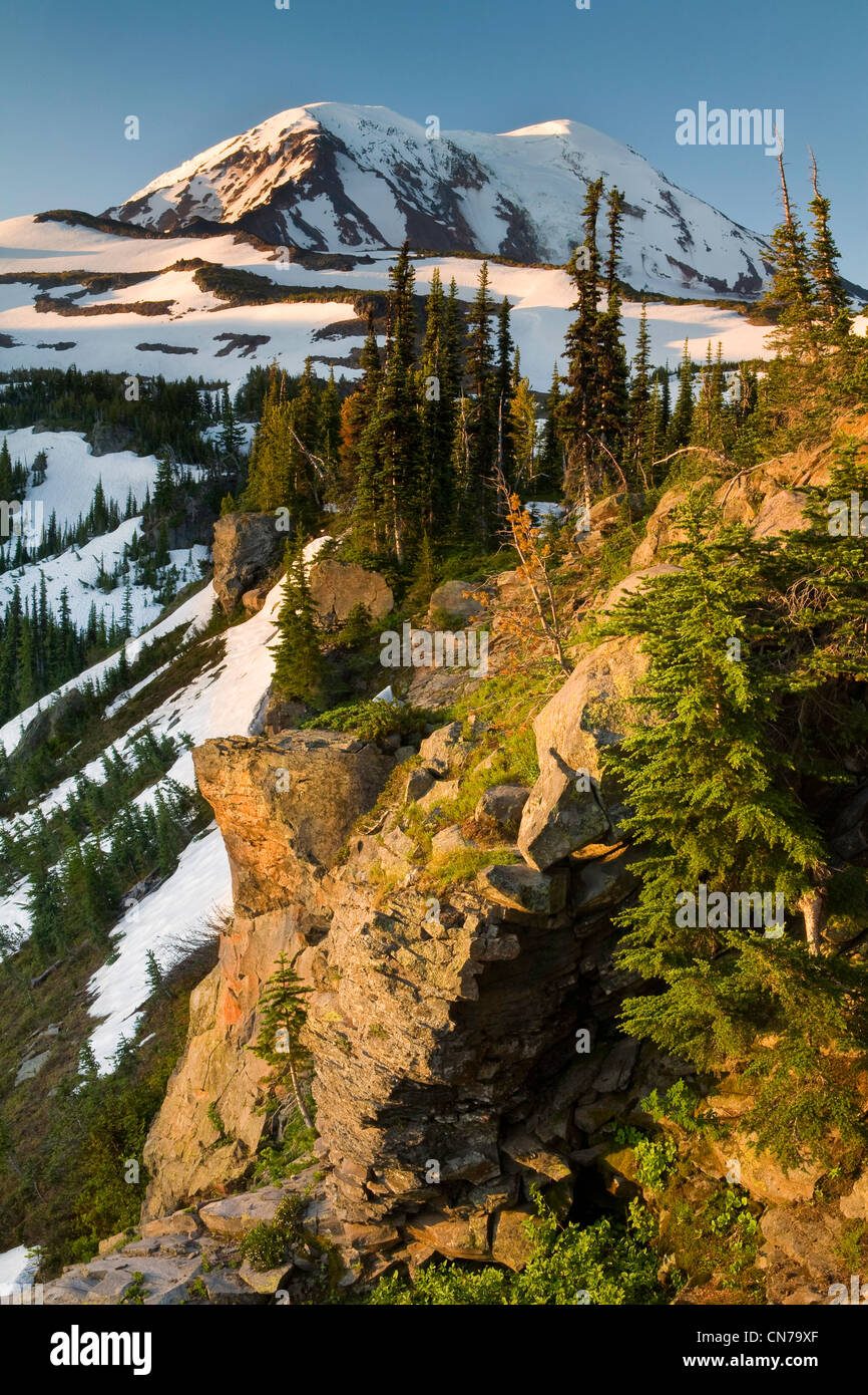 Mount Adams Wildnis im Sommer, Washington, USA Stockfoto