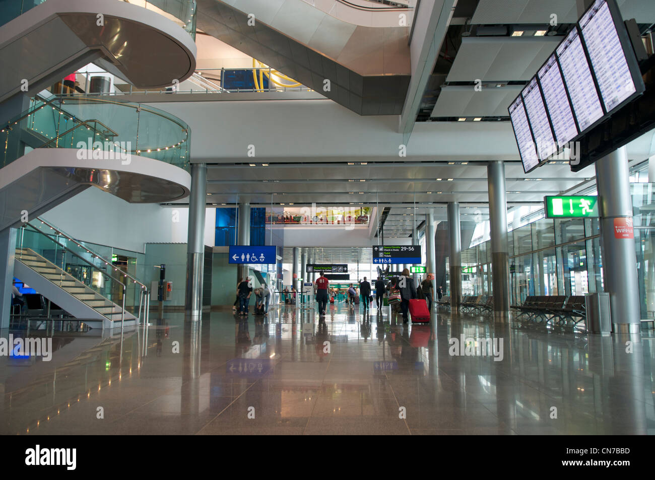 Terminal 2 Flughafen Dublin Stockfoto