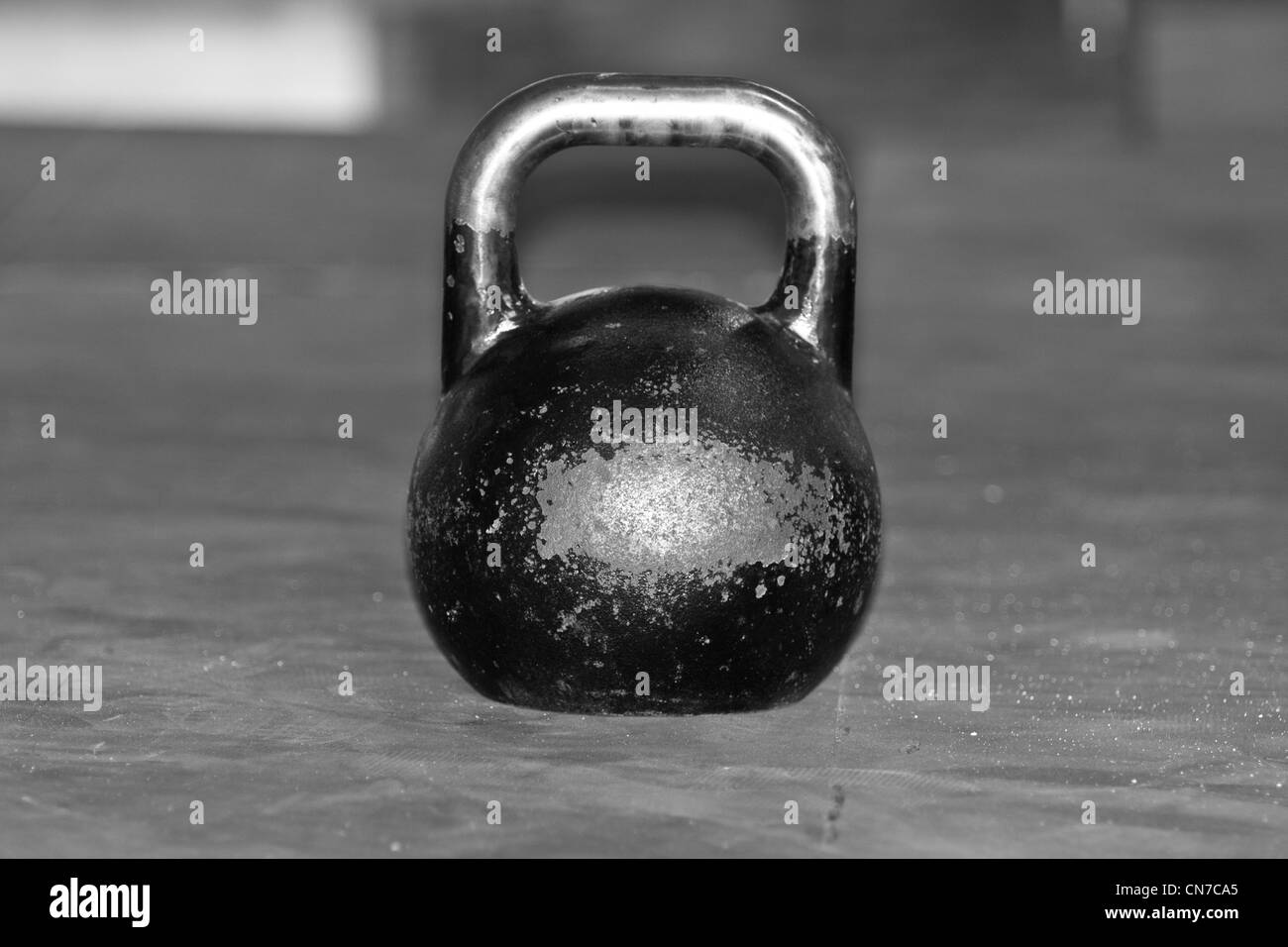 Kettlebell Stockfoto