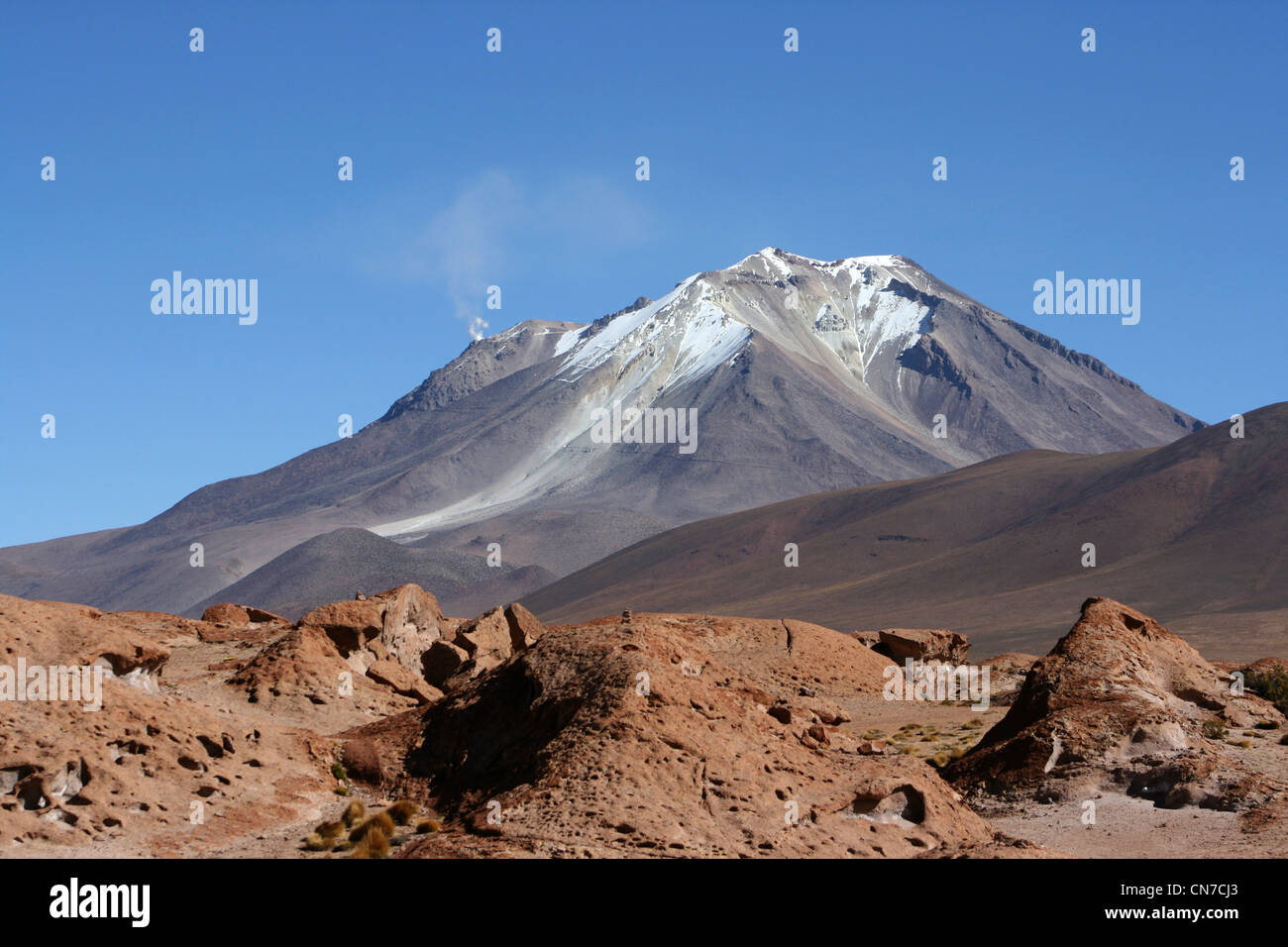 Vulkan Uturuncu in Bolivien in Südamerika Stockfotografie Alamy