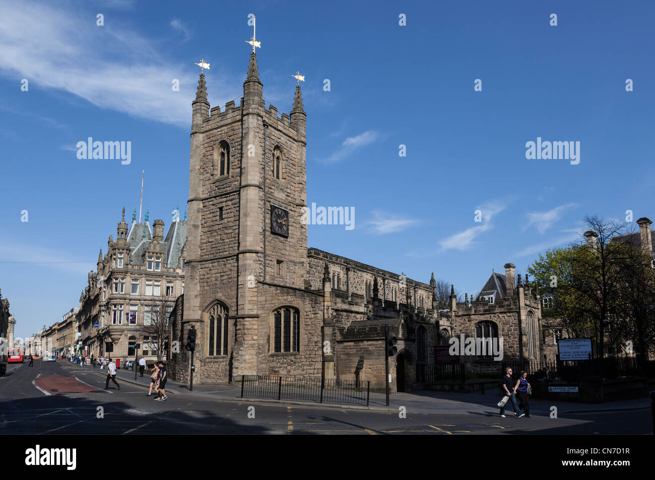 Kirche des Heiligen Johannes des Täufers, Grainger Street, Newcastle, Stockfoto