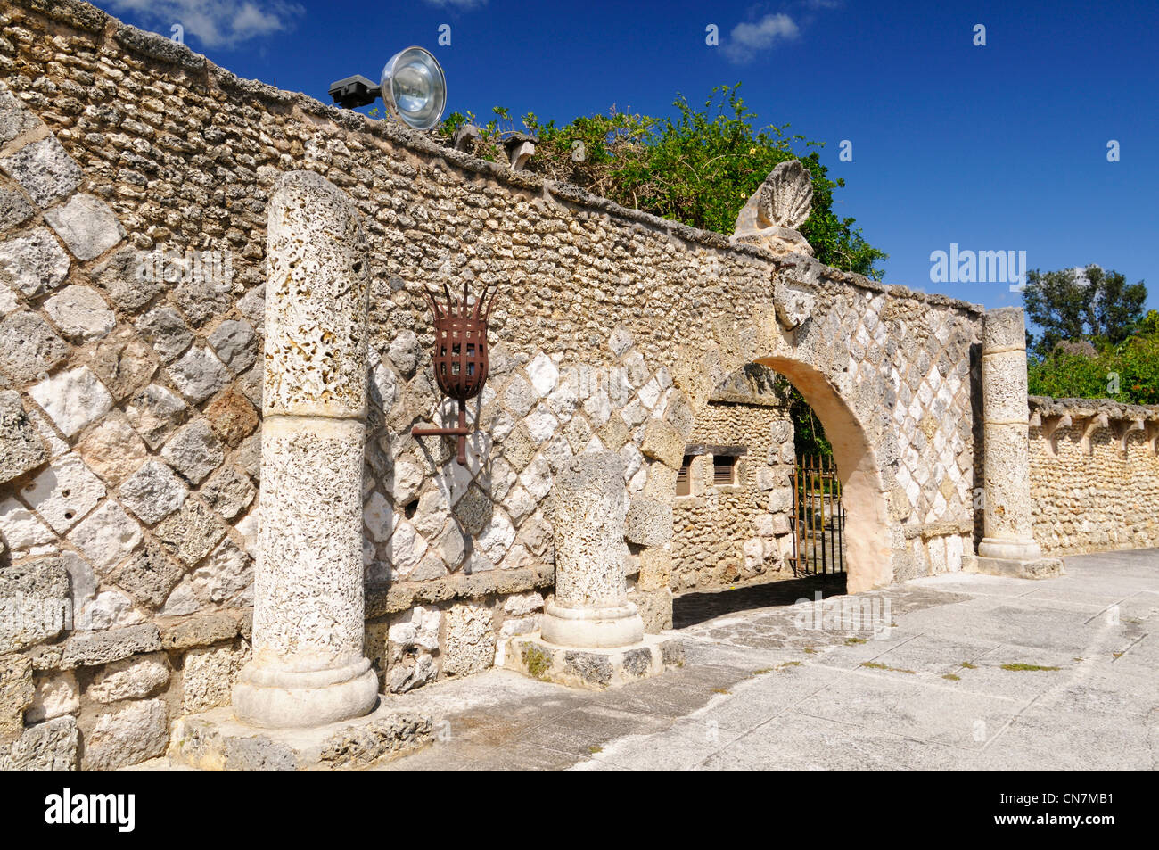 Dominikanische Republik, La Romana Provinz, künstlichen Dorf von Altos de Chavon Stockfoto