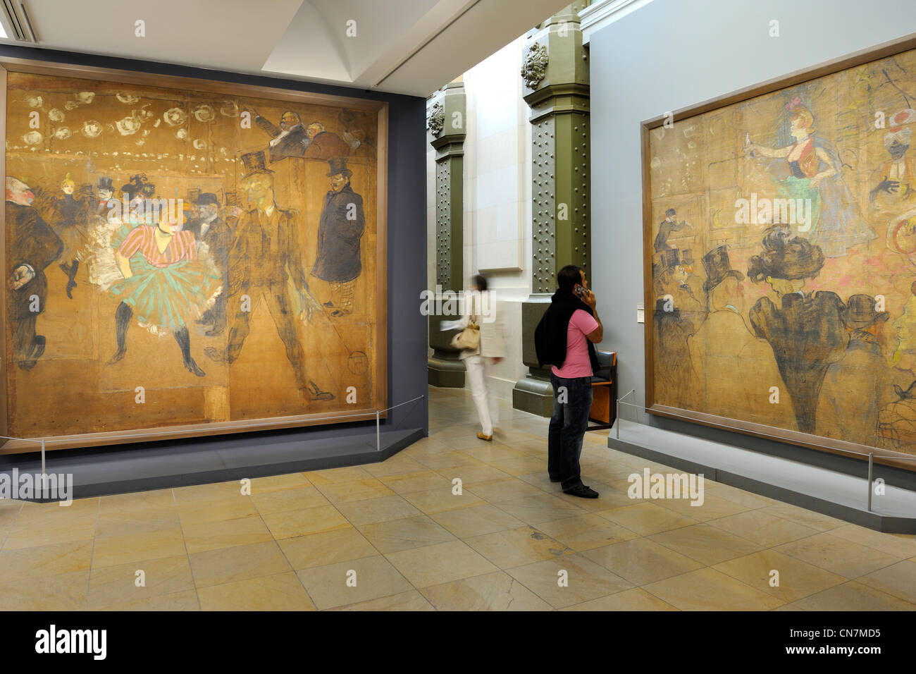Frankreich, Paris, dem Orsay-Museum, La Goulue tanzen mit Valentin le Desosse 1895 von Henri de Toulouse-Lautrec Stockfoto