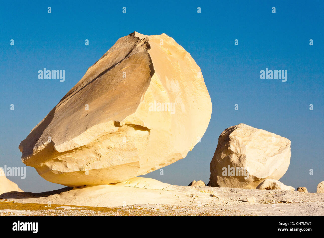 Ägypten, Unterägypten, libysche Wüste, Bahareyya Oase, Weiße Wüste Stockfoto