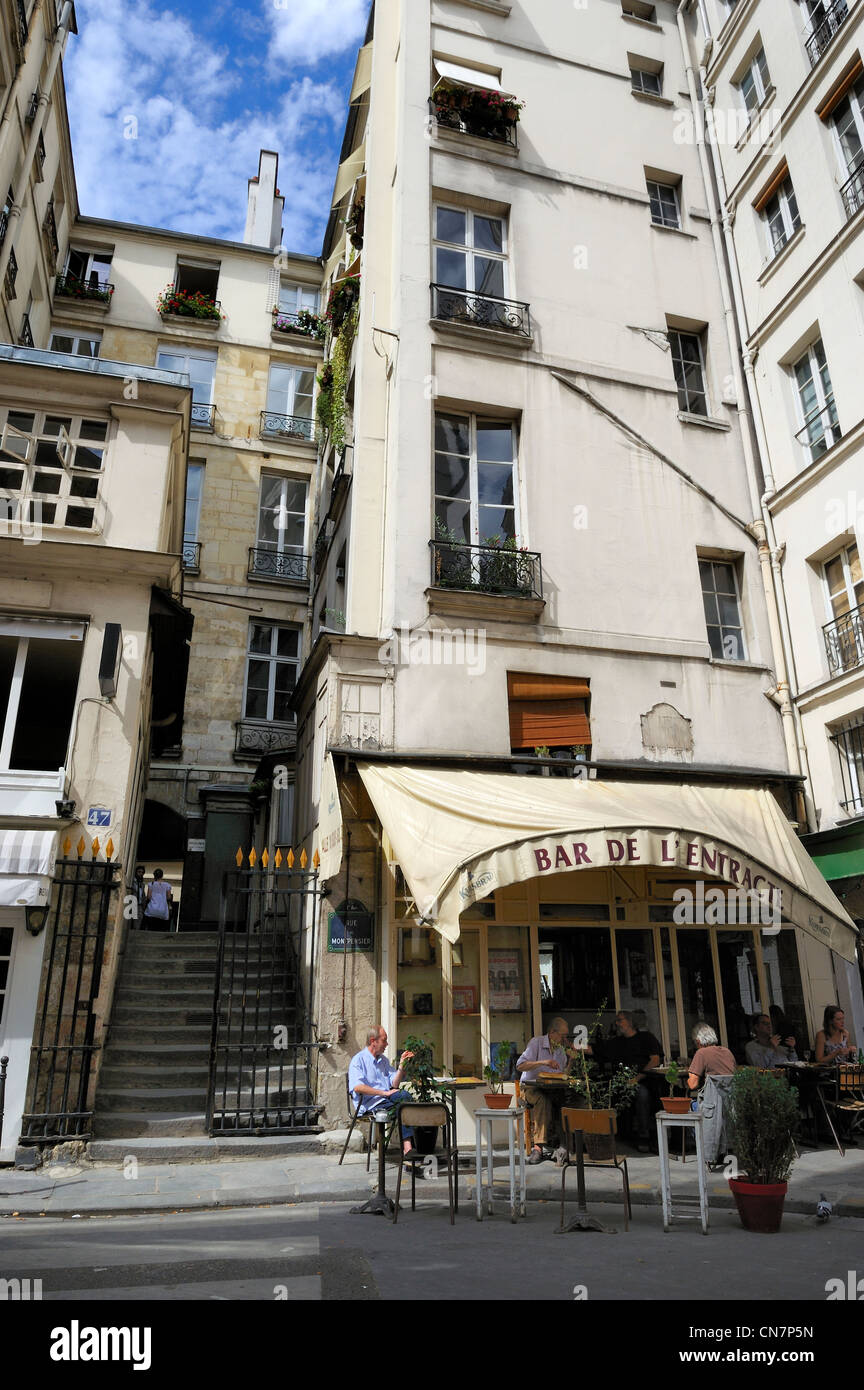Frankreich, Paris, Passage du Beaujolais zwischen der Rue de Richelieu und Palais Royal Theatre Stockfoto