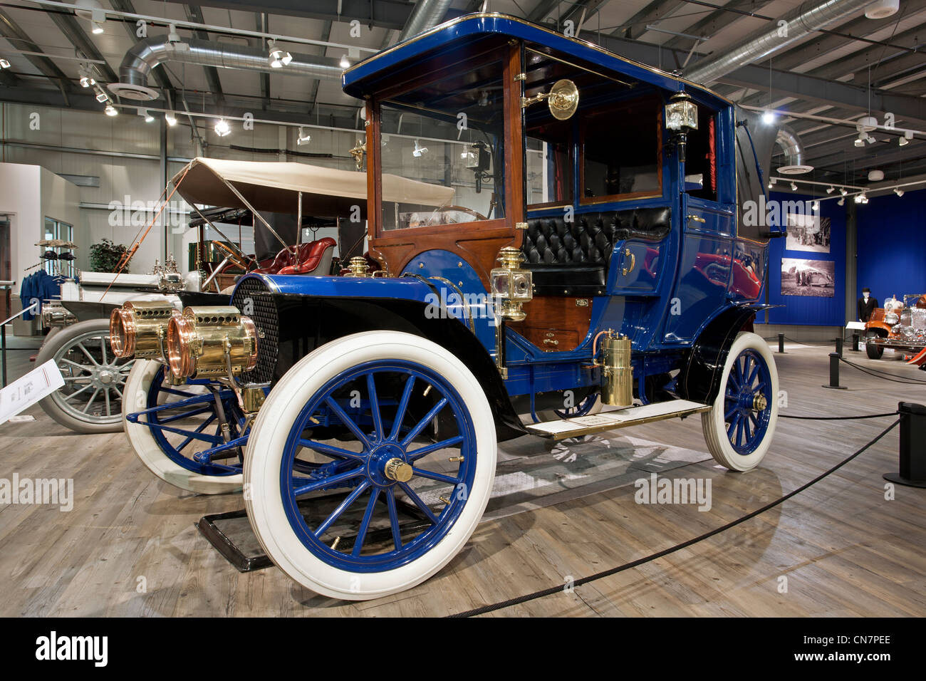 1907 Franklin Typ D Landaulette. Fountainhead Antique Auto Museum. Fairbanks. Alaska. USA Stockfoto