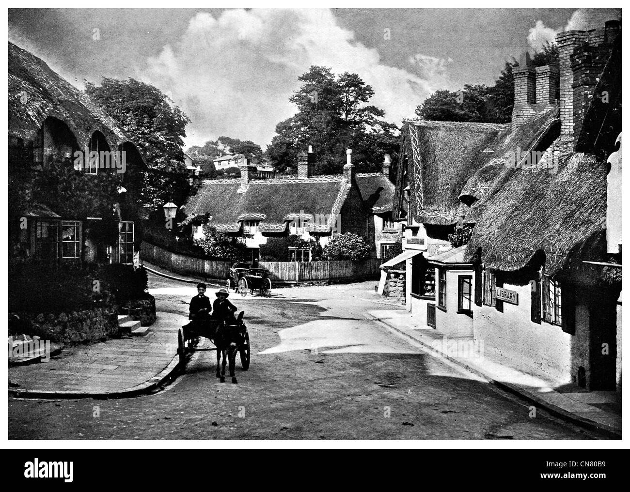 1905 alte Shanklin Stockfoto