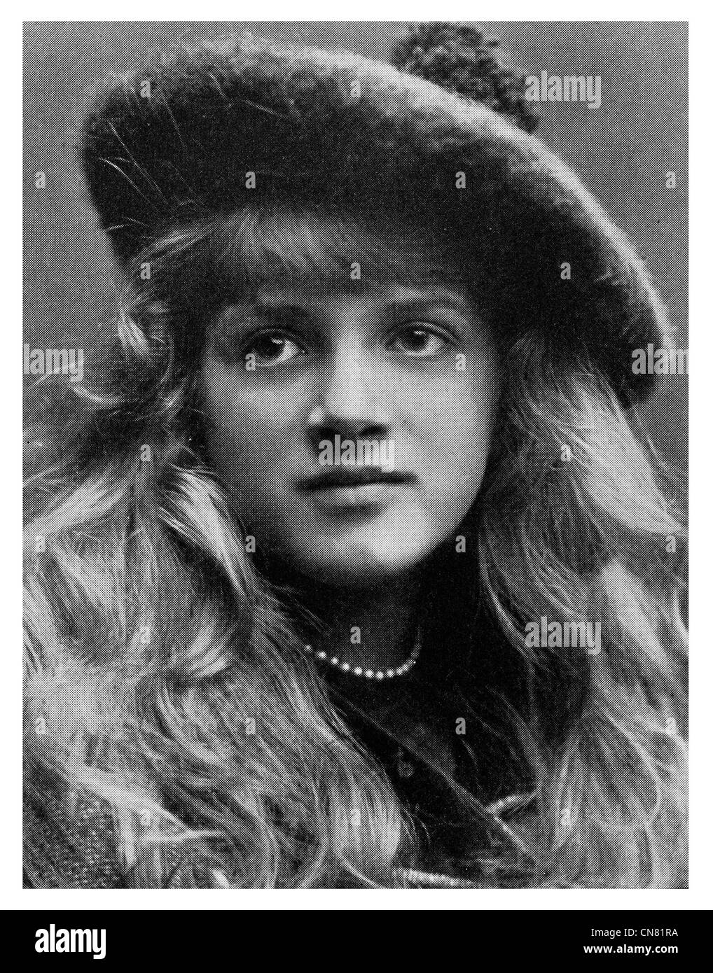 Bonnie Scotland Scottish Mädchen Stockfoto