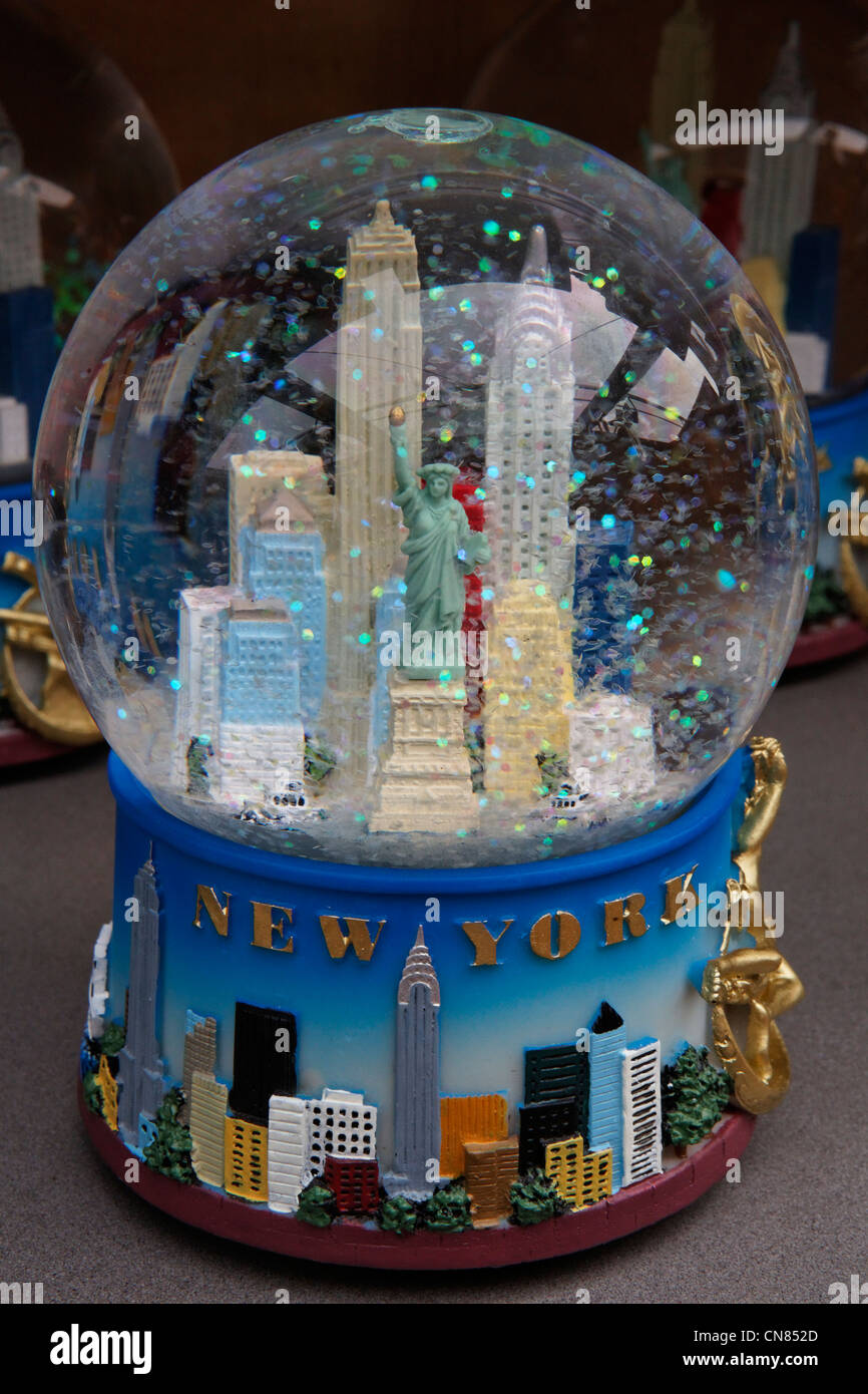 Vereinigte Staaten, New York City, Manhattan, Souvenir Schneekugel Stockfoto