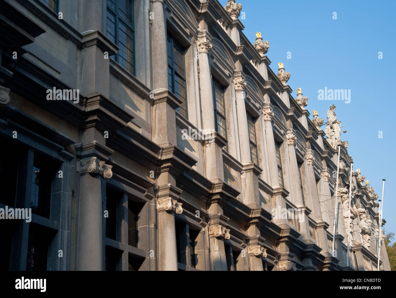 Gebäude in Brügge Belgien Stockfoto