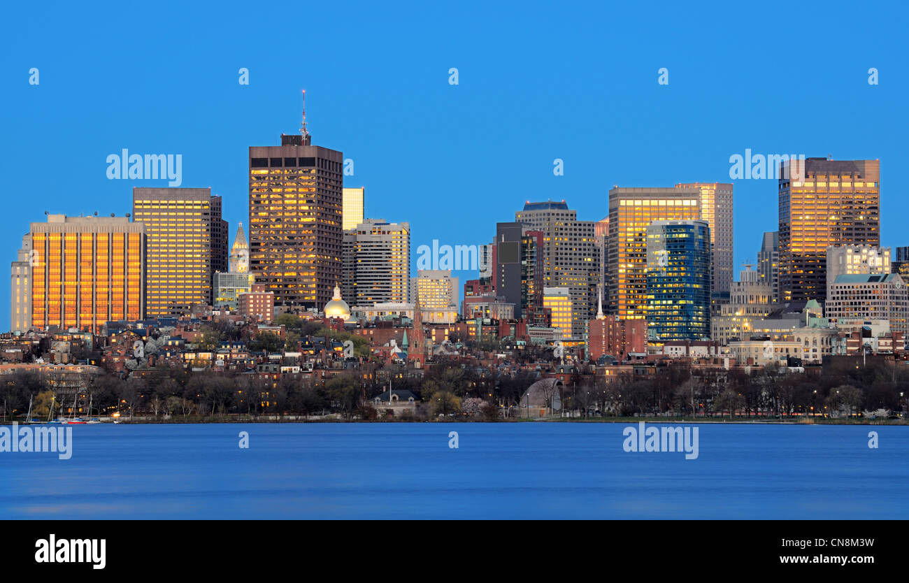 Finanziellen Bezirk von Boston, Massachusetts. Stockfoto