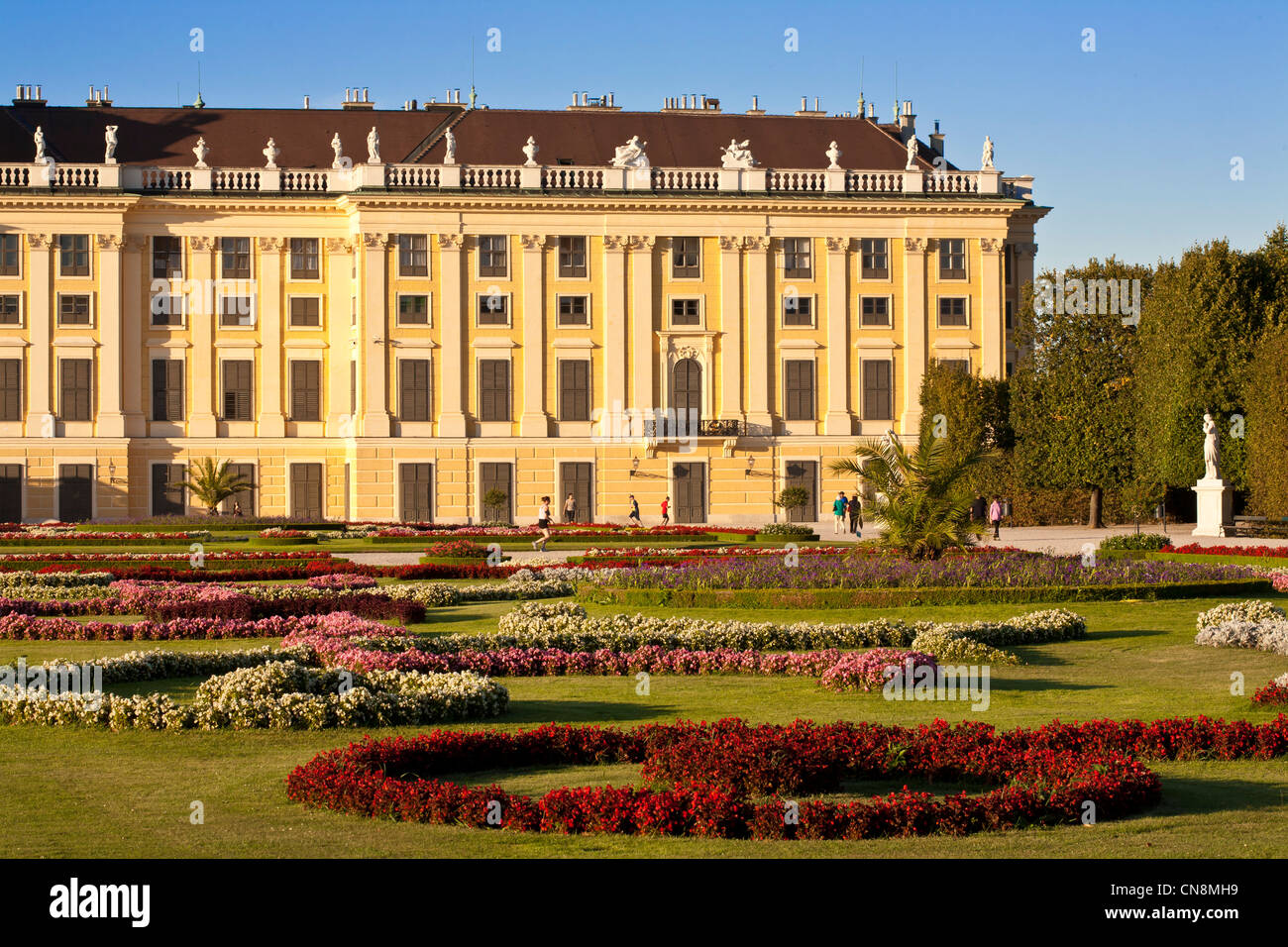 Österreich, Wien, Altstadt Weltkulturerbe der UNESCO, Schönbrunn Schloss, erbaut zwischen 1696 bis 1699 von Johann Stockfoto