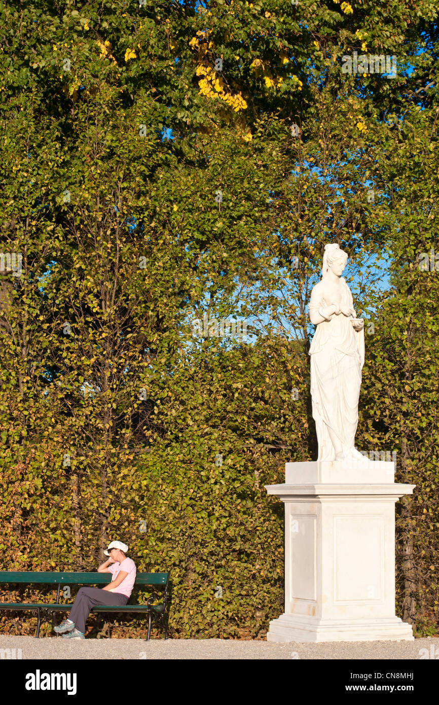 Österreich, Wien, Altstadt Weltkulturerbe der UNESCO, Schönbrunn Schloss, erbaut zwischen 1696 bis 1699 von Johann Stockfoto