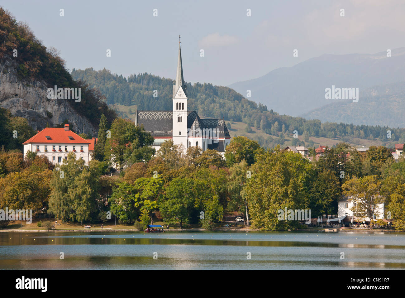 Slowenien, Region Gorenjska, Bled, der Kirche Saint-Martin Stockfoto