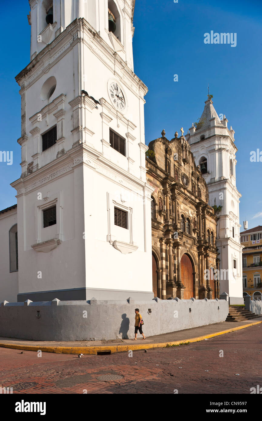 Panama, Panama-Stadt, Altstadt als Weltkulturerbe der UNESCO, Casco Antiguo, Barrio San Felipe, die Kathedrale von aufgelistet die Stockfoto