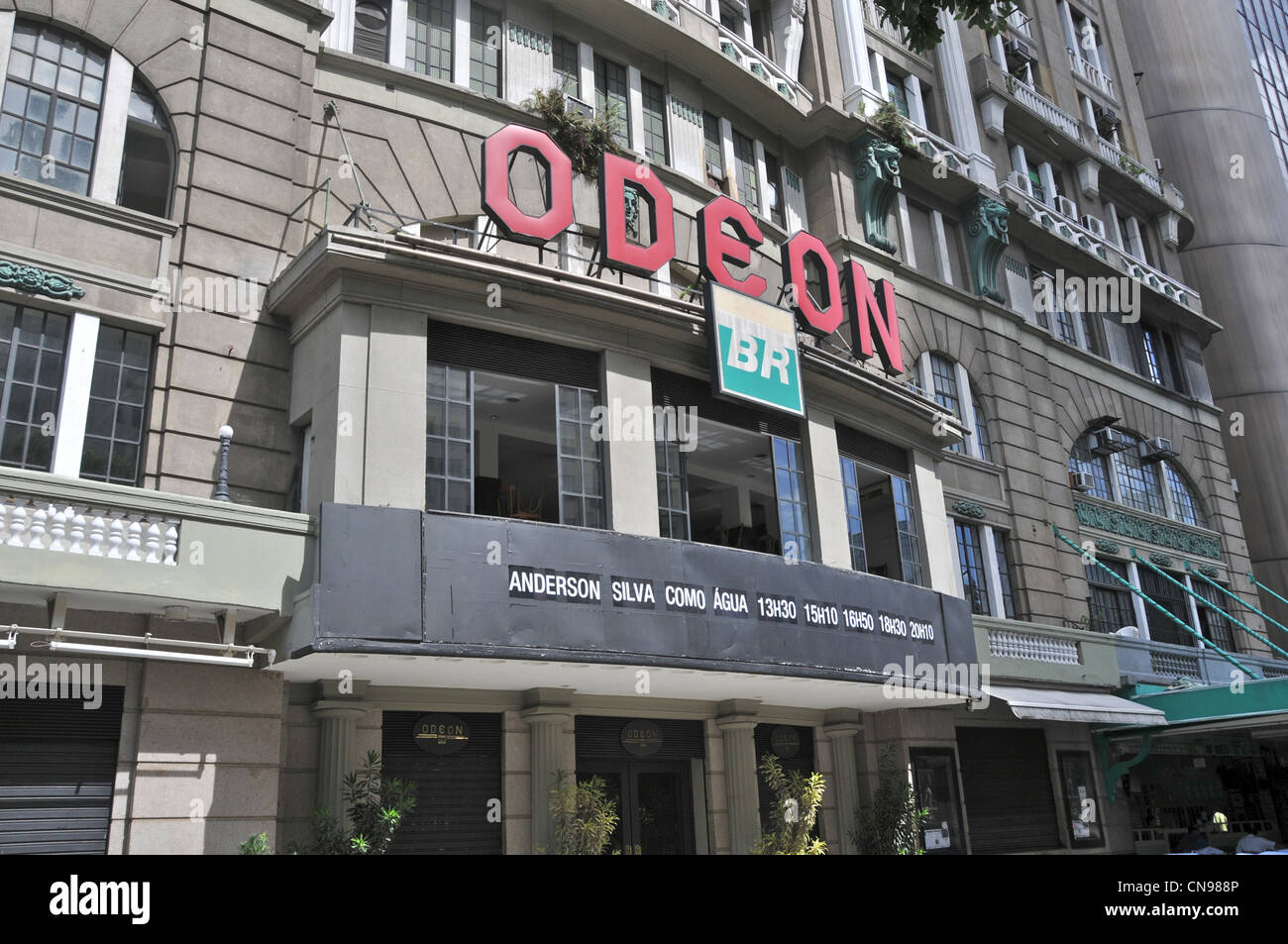 Odeon Theater Rio De Janeiro Brasilien Stockfoto