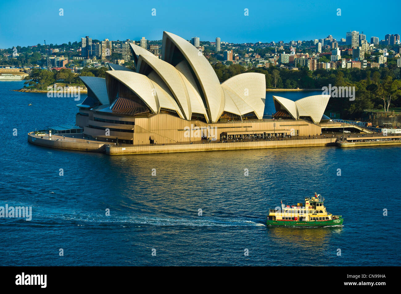 Australien, New South Wales, Sydney, The Sydney Opera House durch die Architektur Jørn Utzon aufgeführten Weltkulturerbe der UNESCO und der Stockfoto