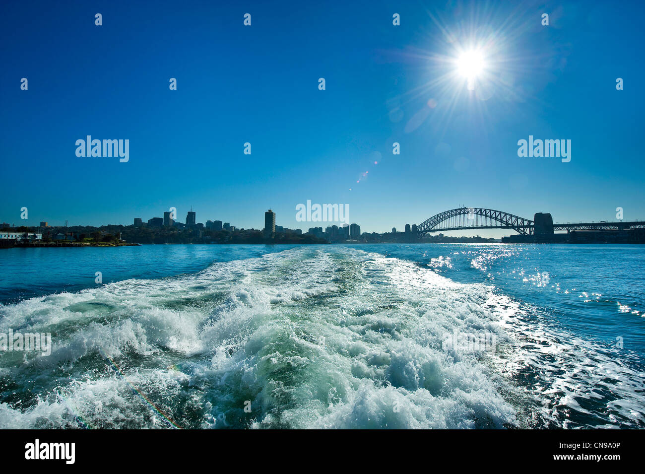 Australien, New South Wales, Sydney, der Harbour Bridge Stockfoto
