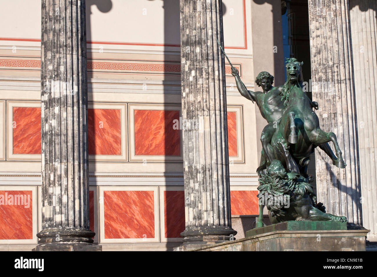 Deutschland, Berlin, Museumsinsel, Altes Museum, errichtet im Jahre 1828 durch preußische beherbergt eine Sammlung von antiken Werken, Gebäude Stockfoto