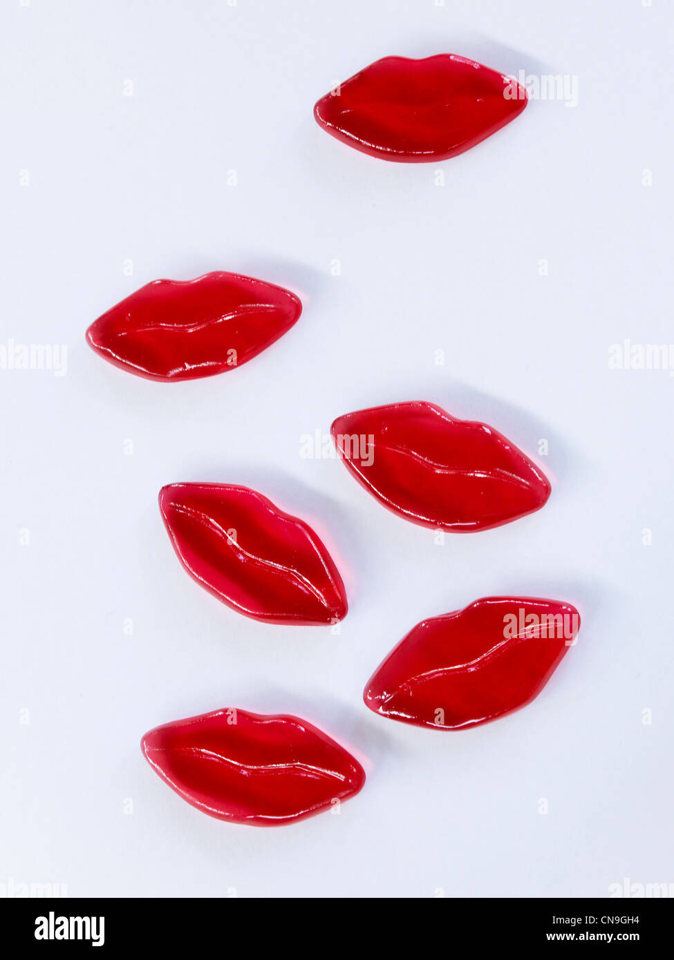 Cherry lips Süßigkeiten Candy Love Romance Stockfoto