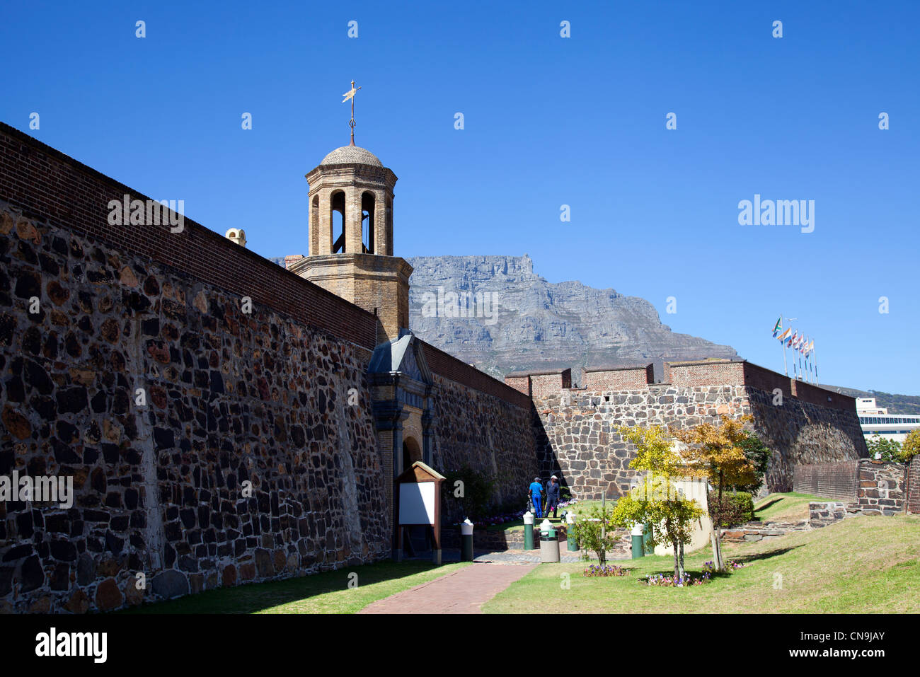 Castle of Good Hope Gateway - Kapstadt Stockfoto