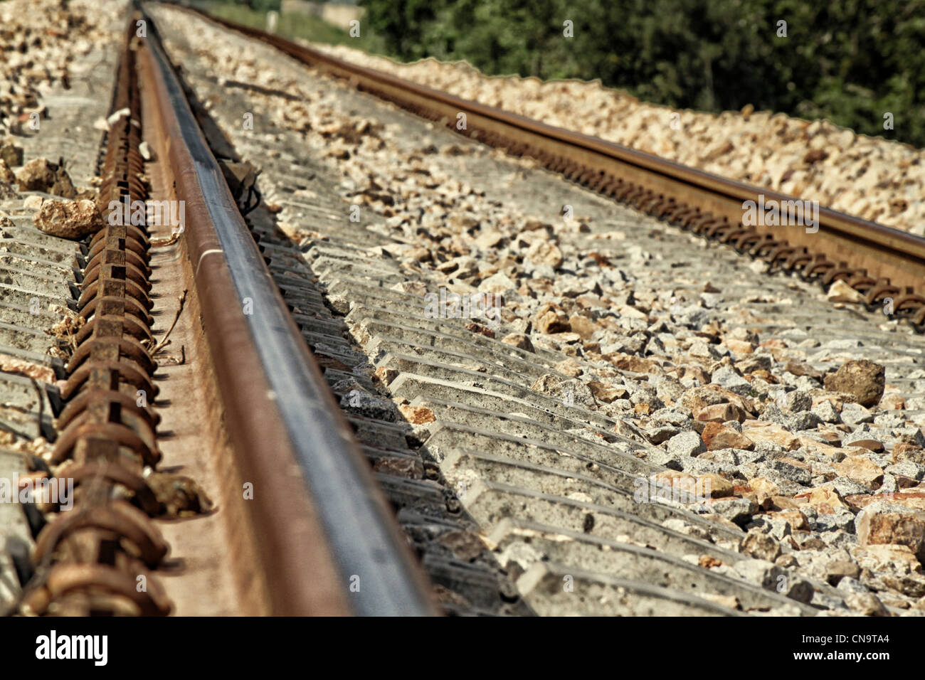 Bild der Eisenbahn Zug Stockfoto