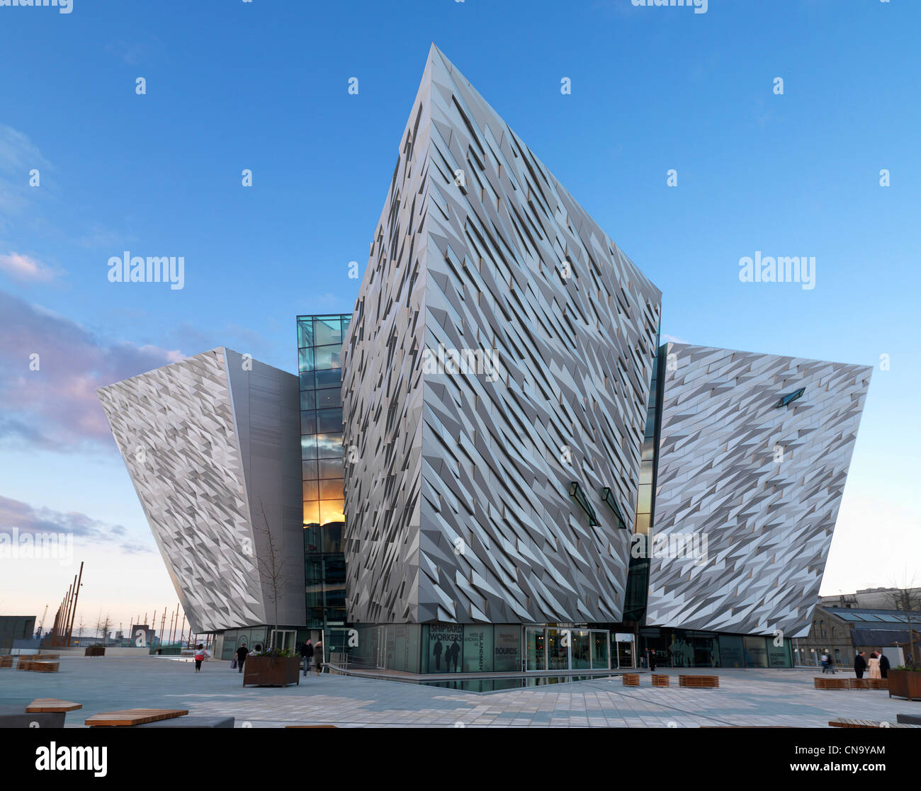 Titanic Belfast, Signature Building, Titanic Viertel, Stockfoto